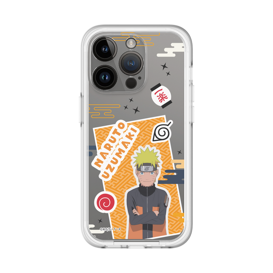 スリムプロテクションプレミアムケース［ NARUTO -ナルト- 疾風伝 - ステッカー - うずまきナルト ］