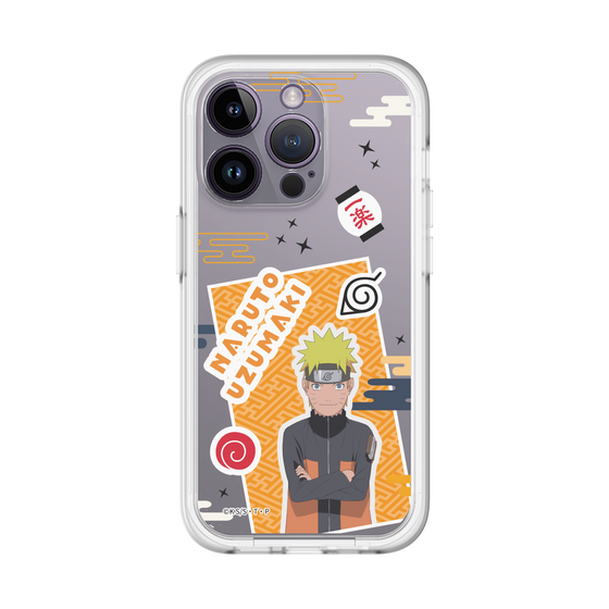 スリムプロテクションプレミアムケース［ NARUTO -ナルト- 疾風伝 - ステッカー - うずまきナルト ］