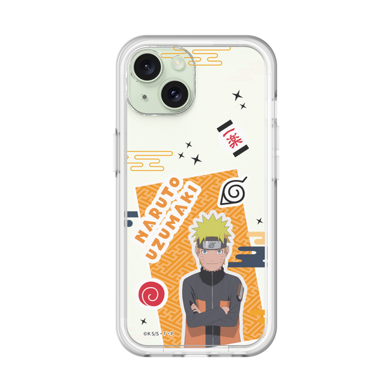 スリムプロテクションプレミアムケース［ NARUTO -ナルト- 疾風伝 - ステッカー - うずまきナルト ］