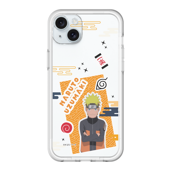 スリムプロテクションプレミアムケース［ NARUTO -ナルト- 疾風伝 - ステッカー - うずまきナルト ］