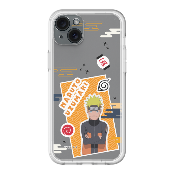 スリムプロテクションプレミアムケース［ NARUTO -ナルト- 疾風伝 - ステッカー - うずまきナルト ］