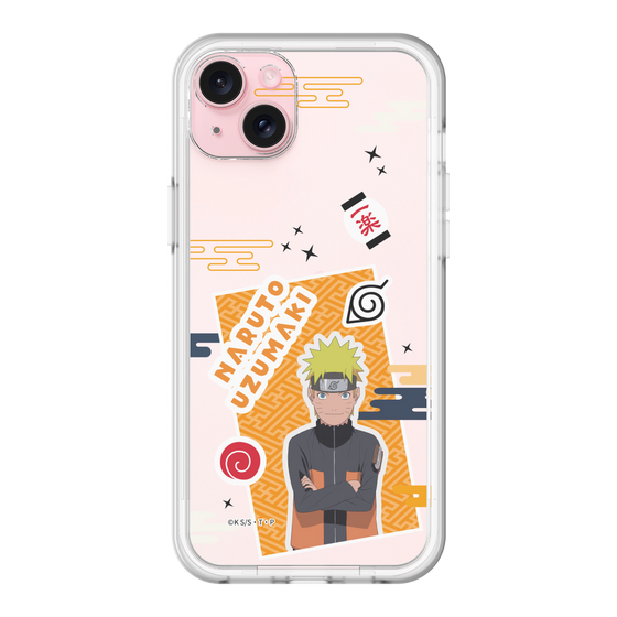 スリムプロテクションプレミアムケース［ NARUTO -ナルト- 疾風伝 - ステッカー - うずまきナルト ］