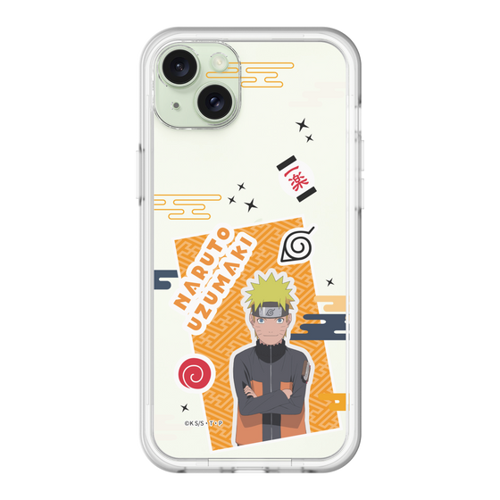 スリムプロテクションプレミアムケース［ NARUTO -ナルト- 疾風伝 - ステッカー - うずまきナルト ］