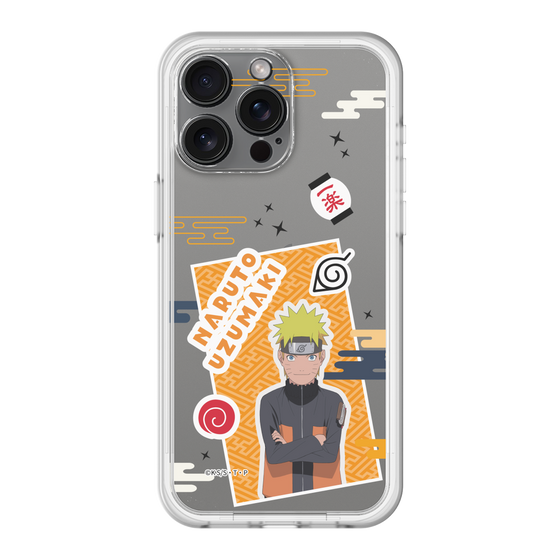 スリムプロテクションプレミアムケース［ NARUTO -ナルト- 疾風伝 - ステッカー - うずまきナルト ］