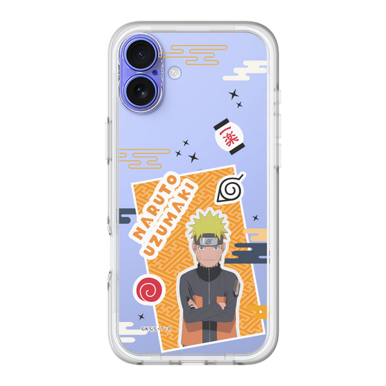 スリムプロテクションプレミアムケース［ NARUTO -ナルト- 疾風伝 - ステッカー - うずまきナルト ］