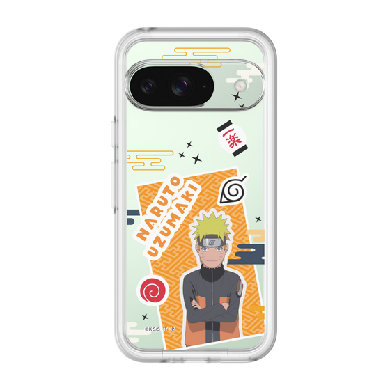スリムプロテクションプレミアムケース［ NARUTO -ナルト- 疾風伝 - ステッカー - うずまきナルト ］