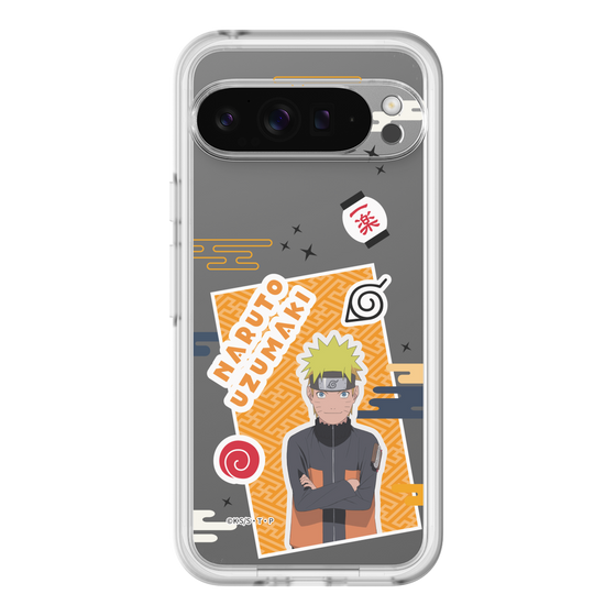 スリムプロテクションプレミアムケース［ NARUTO -ナルト- 疾風伝 - ステッカー - うずまきナルト ］