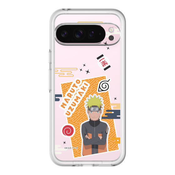 スリムプロテクションプレミアムケース［ NARUTO -ナルト- 疾風伝 - ステッカー - うずまきナルト ］