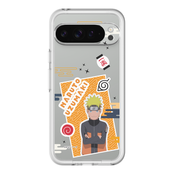 スリムプロテクションプレミアムケース［ NARUTO -ナルト- 疾風伝 - ステッカー - うずまきナルト ］