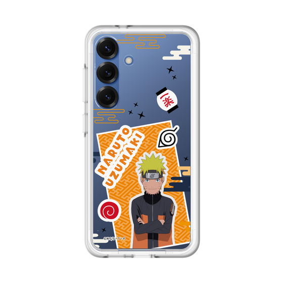 スリムプロテクションプレミアムケース［ NARUTO -ナルト- 疾風伝 - ステッカー - うずまきナルト ］