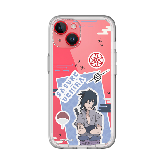 スリムプロテクションプレミアムケース［ NARUTO -ナルト- 疾風伝 - ステッカー - うちはサスケ ］