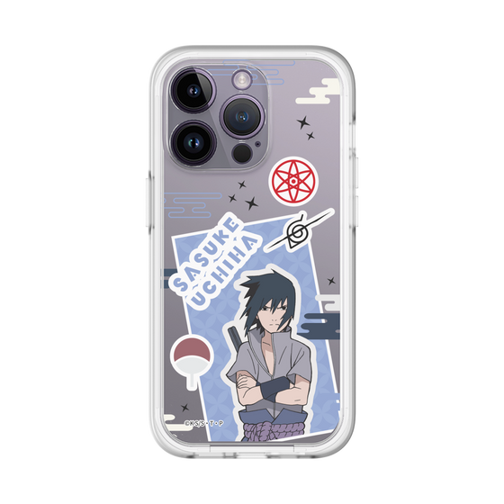 スリムプロテクションプレミアムケース［ NARUTO -ナルト- 疾風伝 - ステッカー - うちはサスケ ］