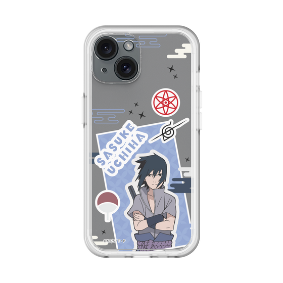 スリムプロテクションプレミアムケース［ NARUTO -ナルト- 疾風伝 - ステッカー - うちはサスケ ］