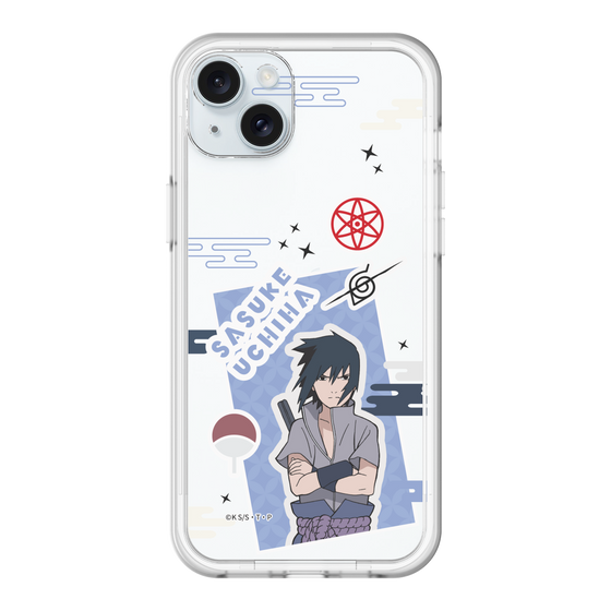 スリムプロテクションプレミアムケース［ NARUTO -ナルト- 疾風伝 - ステッカー - うちはサスケ ］