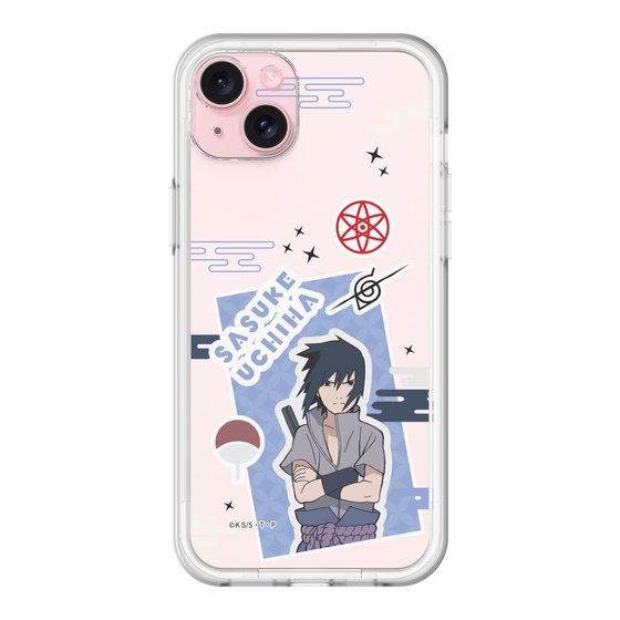 スリムプロテクションプレミアムケース［ NARUTO -ナルト- 疾風伝 - ステッカー - うちはサスケ ］