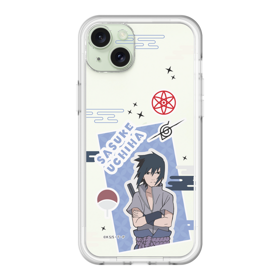 スリムプロテクションプレミアムケース［ NARUTO -ナルト- 疾風伝 - ステッカー - うちはサスケ ］