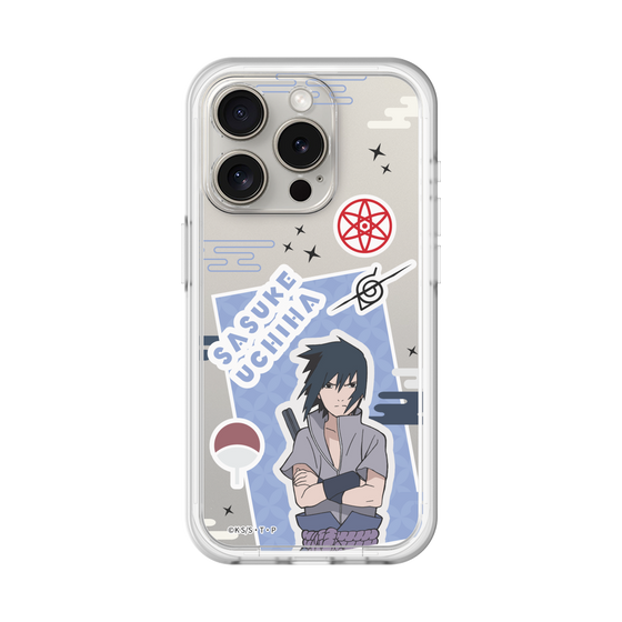 スリムプロテクションプレミアムケース［ NARUTO -ナルト- 疾風伝 - ステッカー - うちはサスケ ］