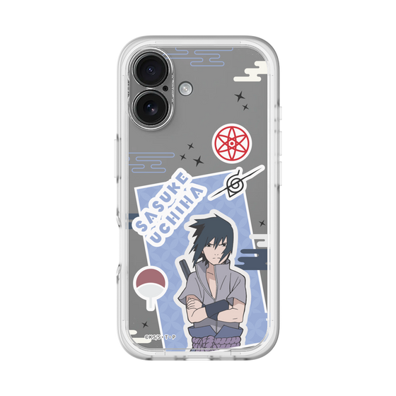スリムプロテクションプレミアムケース［ NARUTO -ナルト- 疾風伝 - ステッカー - うちはサスケ ］
