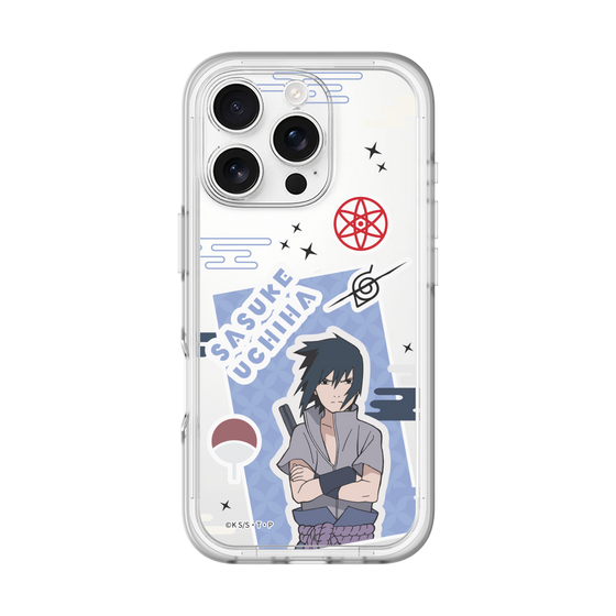 スリムプロテクションプレミアムケース［ NARUTO -ナルト- 疾風伝 - ステッカー - うちはサスケ ］