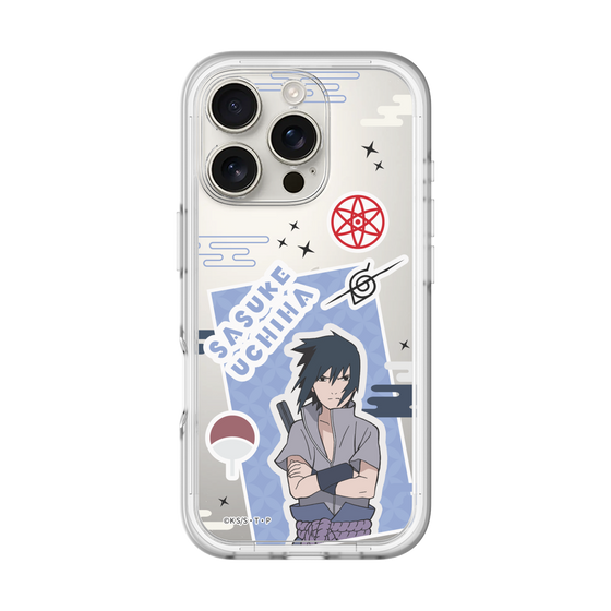 スリムプロテクションプレミアムケース［ NARUTO -ナルト- 疾風伝 - ステッカー - うちはサスケ ］