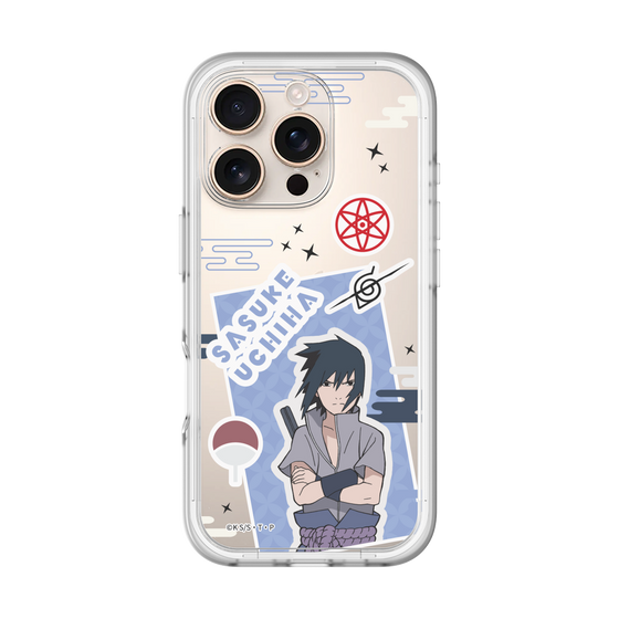 スリムプロテクションプレミアムケース［ NARUTO -ナルト- 疾風伝 - ステッカー - うちはサスケ ］