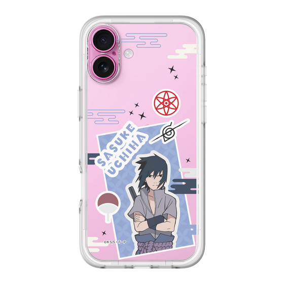 スリムプロテクションプレミアムケース［ NARUTO -ナルト- 疾風伝 - ステッカー - うちはサスケ ］