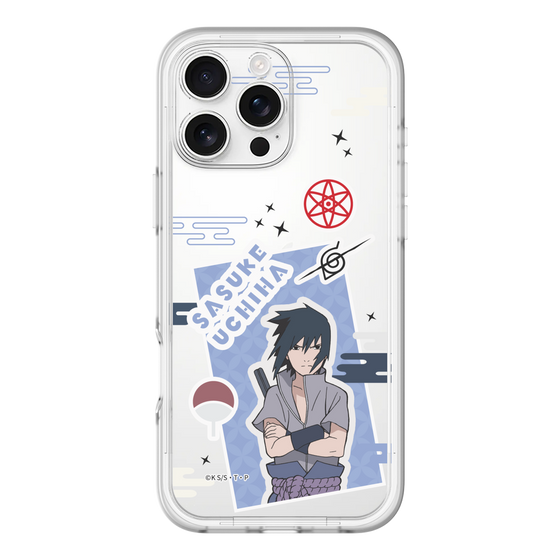 スリムプロテクションプレミアムケース［ NARUTO -ナルト- 疾風伝 - ステッカー - うちはサスケ ］