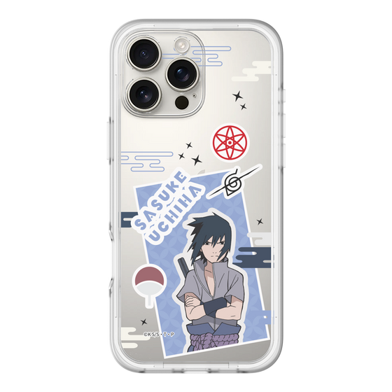 スリムプロテクションプレミアムケース［ NARUTO -ナルト- 疾風伝 - ステッカー - うちはサスケ ］