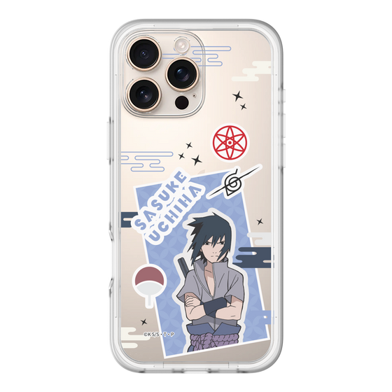 スリムプロテクションプレミアムケース［ NARUTO -ナルト- 疾風伝 - ステッカー - うちはサスケ ］