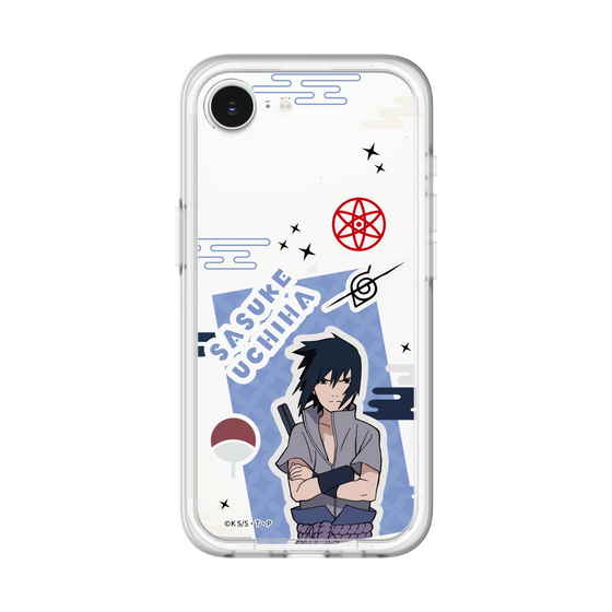 スリムプロテクションプレミアムケース［ NARUTO -ナルト- 疾風伝 - ステッカー - うちはサスケ ］