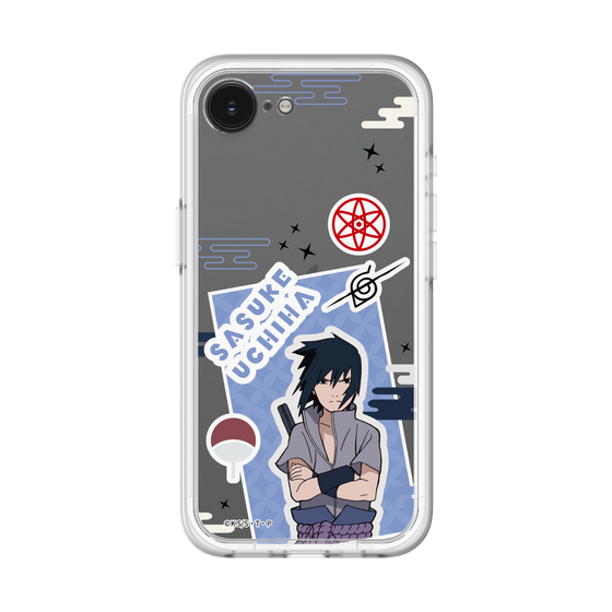 スリムプロテクションプレミアムケース［ NARUTO -ナルト- 疾風伝 - ステッカー - うちはサスケ ］