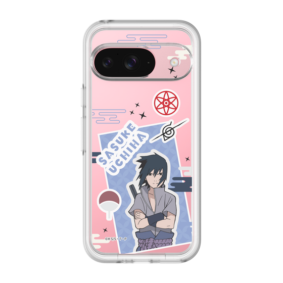 スリムプロテクションプレミアムケース［ NARUTO -ナルト- 疾風伝 - ステッカー - うちはサスケ ］