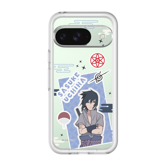 スリムプロテクションプレミアムケース［ NARUTO -ナルト- 疾風伝 - ステッカー - うちはサスケ ］