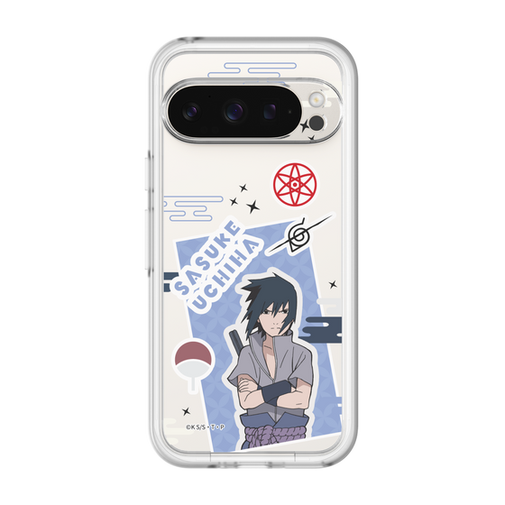 スリムプロテクションプレミアムケース［ NARUTO -ナルト- 疾風伝 - ステッカー - うちはサスケ ］