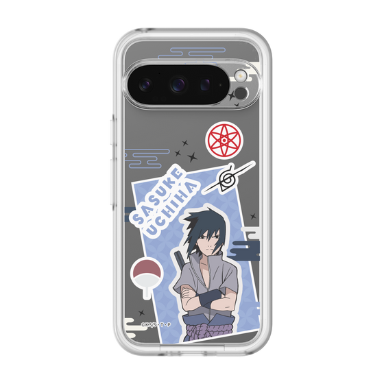 スリムプロテクションプレミアムケース［ NARUTO -ナルト- 疾風伝 - ステッカー - うちはサスケ ］