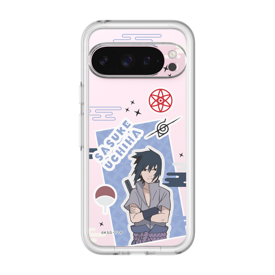 スリムプロテクションプレミアムケース［ NARUTO -ナルト- 疾風伝 - ステッカー - うちはサスケ ］