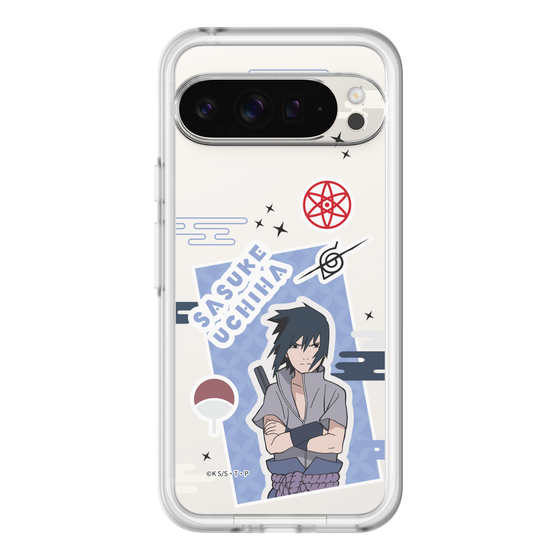 スリムプロテクションプレミアムケース［ NARUTO -ナルト- 疾風伝 - ステッカー - うちはサスケ ］