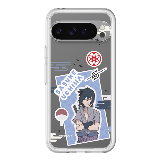 スリムプロテクションプレミアムケース［ NARUTO -ナルト- 疾風伝 - ステッカー - うちはサスケ ］