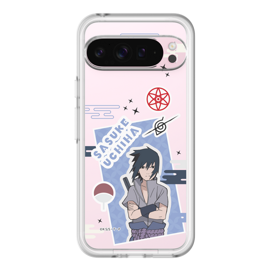 スリムプロテクションプレミアムケース［ NARUTO -ナルト- 疾風伝 - ステッカー - うちはサスケ ］