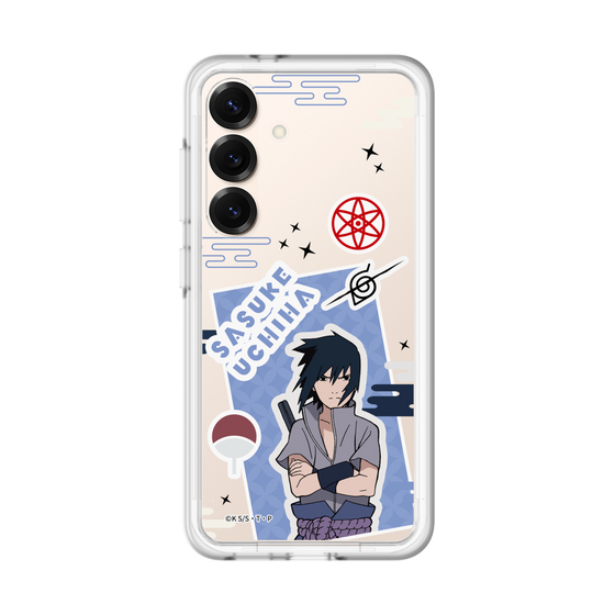 スリムプロテクションプレミアムケース［ NARUTO -ナルト- 疾風伝 - ステッカー - うちはサスケ ］