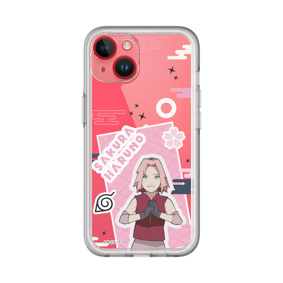 スリムプロテクションプレミアムケース［ NARUTO -ナルト- 疾風伝 - ステッカー - 春野サクラ ］