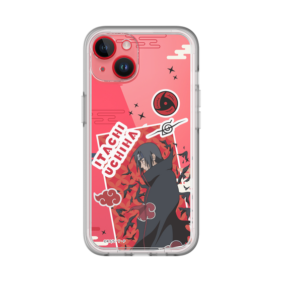 スリムプロテクションプレミアムケース［ NARUTO -ナルト- 疾風伝 - ステッカー - うちはイタチ ］