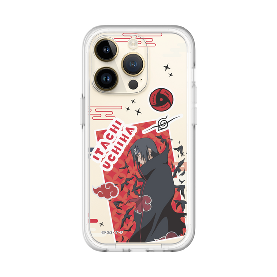 スリムプロテクションプレミアムケース［ NARUTO -ナルト- 疾風伝 - ステッカー - うちはイタチ ］