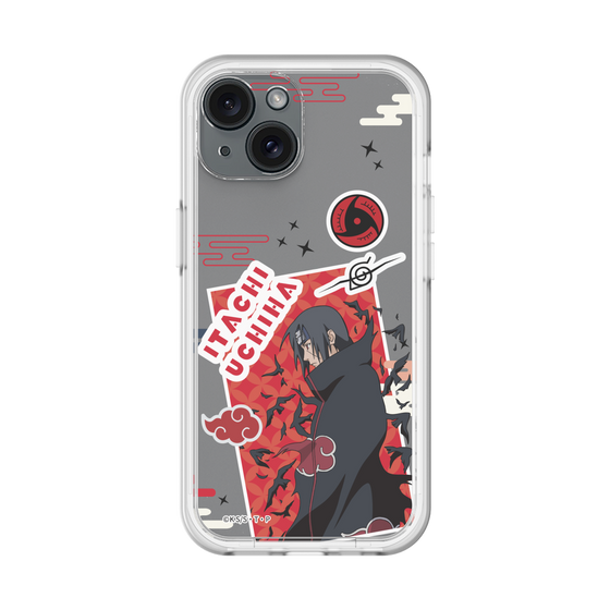 スリムプロテクションプレミアムケース［ NARUTO -ナルト- 疾風伝 - ステッカー - うちはイタチ ］