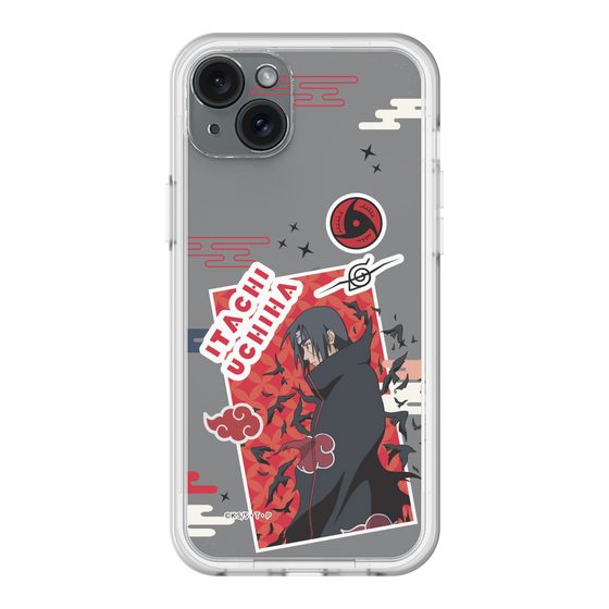 スリムプロテクションプレミアムケース［ NARUTO -ナルト- 疾風伝 - ステッカー - うちはイタチ ］