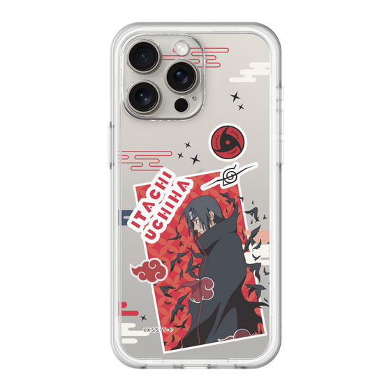 スリムプロテクションプレミアムケース［ NARUTO -ナルト- 疾風伝 - ステッカー - うちはイタチ ］