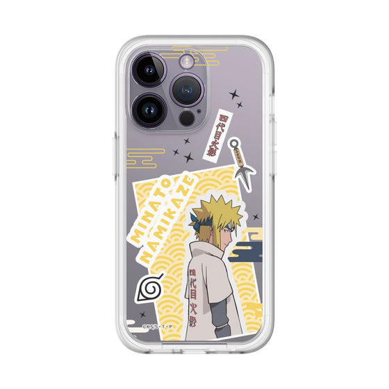 スリムプロテクションプレミアムケース［ NARUTO -ナルト- 疾風伝 - ステッカー - 波風ミナト ］