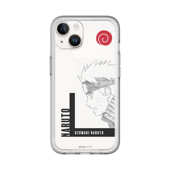 スリムプロテクションプレミアムケース［ NARUTO -ナルト- 疾風伝 - うずまきナルト - 線画 ］