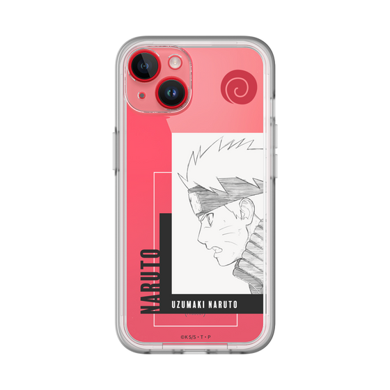 スリムプロテクションプレミアムケース［ NARUTO -ナルト- 疾風伝 - うずまきナルト - 線画 ］