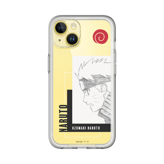 スリムプロテクションプレミアムケース［ NARUTO -ナルト- 疾風伝 - うずまきナルト - 線画 ］
